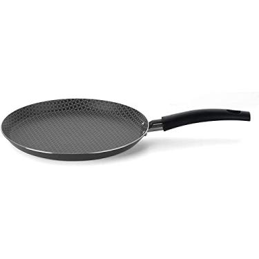 Imagem de Multiflon Crepeira Panquequeira Aluminio Antiaderente 24 Centímetros Grafite Gourmet Resistente Durável e Saudável