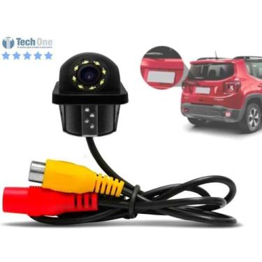 Imagem de Camera de Ré Visão Noturna E-Tech Encaixe Borboleta Colorida Resistent