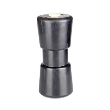 Imagem de Rolo de reboque de barco resistente, quilha de eixo de borracha, preto - 20 cm