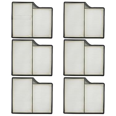 Imagem de HUAYUWA Kit de acessórios de peças de aspirador de pó compatível com Robo-rock S9 maxV Ultra/Saros 10/G30, almofada de pano de esfregão de substituição para aspirador de pó robô/filtro HEPA (6 filtros