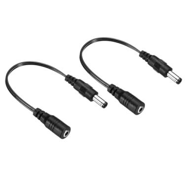 Imagem de Cabo de câmera 5,5 x 2,1 a 3,5 x 1,35 mm para adaptador, cabo de luz LED Artilits 5,5 x 2,1 mm para 3,5 x 1,35 mm adaptador CC feito para câmera de vigilância, faixa de luz LED, câmera CCTV, mixagem