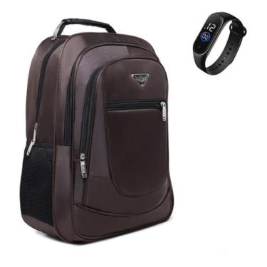 Imagem de Mochila Nylon Impermeavel Reforçada Unissex Resistente Universitaria L