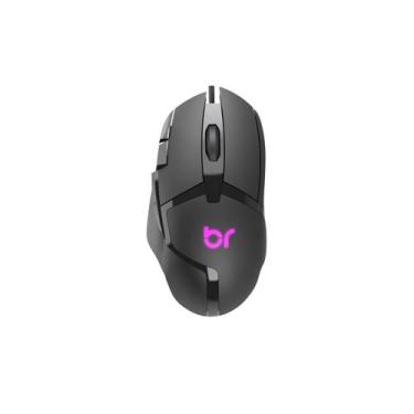 Imagem de Mouse Gamer 7200 DPI USB Com Fio Seer Preto Bright