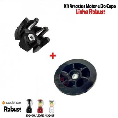 Imagem de Kit de Arraste do Motor e Do Copo para Liquidificador Cadence Robust