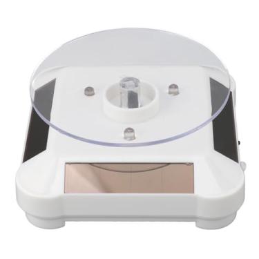 Imagem de Plataforma de rotação de 360 ​​graus com suporte solar com luz de 360 ​​graus com luz RGB para cura de jóias impressas de resina pequenas modelos de impressoras 3D Bateria de