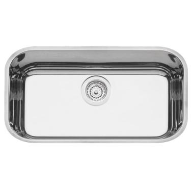 Imagem de Cuba n.2 Tramontina Lavínia Prime em Aço Inox Alto Brilho 56 x 34 x 17 cm com Válvula 94024202
