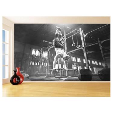 Imagem de Papel De Parede 3D Academia Exercício Exercício Funcional 3,5M Aca36 -