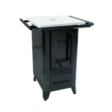 Imagem de Fogão A Lenha 1991 N° 00 Sem Tampa Preto F00-pr - Venâncio