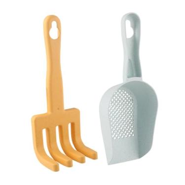 Imagem de WeiLaiKeQi Ferramentas de jardinagem para crianças Ferramentas manuais de jardim de jardinagem Pá e ancinho para brincar na caixa de areia