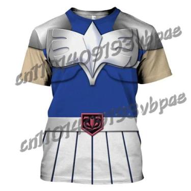 Imagem de Camiseta Masculina De Verão Anime Saint Seiya Cosplay Manga Curta Esta