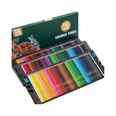 Imagem de Conjunto de Lápis de Cor Profissional - 48/72/120/150/200 Cores Aquare