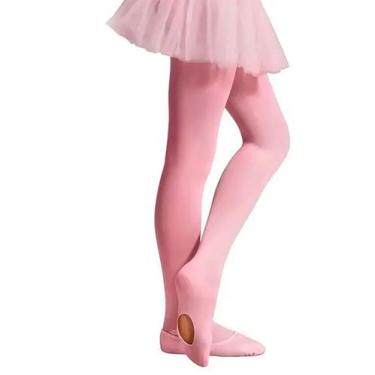 Imagem de Meia-Calça Ballet Fio 40 Selene 9585.002 Infantil Com Abertura Poliami