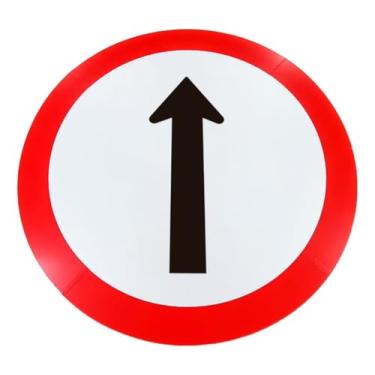 Imagem de Placa de Sinalização, Condomínio, Siga em Frente, 60cm, em ACM 3mm (alumínio composto)