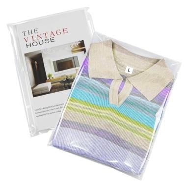 Imagem de PigPotParty 25,4 x 33 cm sacos de camiseta de celofane transparente autovedante com adesivo, pacote com 100 embalagens de violoncelo de plástico para roupas, presentes, revistas, A4, envelope, carta e