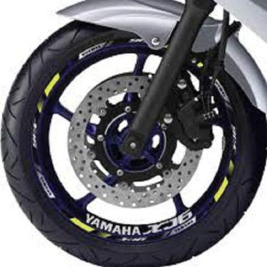 Imagem de Kit De Adesivos Compatível Com Yamaha Xj6 2012 Prata Xj61105 - SPTS
