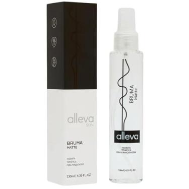 Imagem de Bruma Facial Matte Alleva, 130ML - Fixador de Maquiagem Matificante, Controla Oleosidade e Refresca a Pele