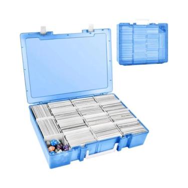 Imagem de Caixa Organizadora De Armazenamento De Cartas Colecionáveis Com Mais D