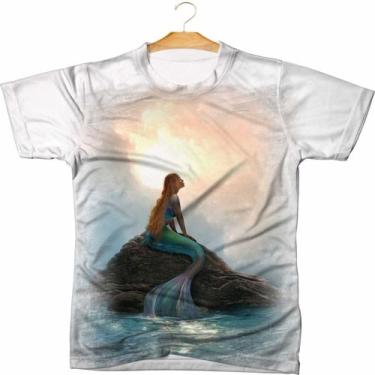 Imagem de Camiseta a Pequena Sereia Filme - 09 - MAHALO CAMISETAS, Branco, MASCU