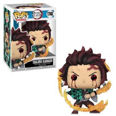 Imagem de Boneco Funko Pop! Demon Slayer - Tanjiro Respiração do Sol