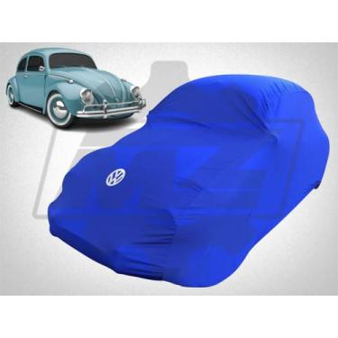 Imagem de Capa De Tecido Para Carro Fusca - MZ Auto Parts, Azul