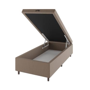 Imagem de Base Box Bau Solteiro Cairo (43x88x188cm) Tabaco - Casa Giulia