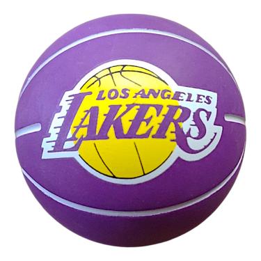 Imagem de Bola de Basquete Miniatura Dribbler 19cm La Lakers Durável Wilson
