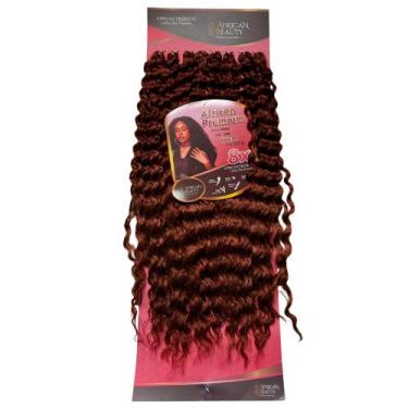 Imagem de Cabelo Cacheado 80cm Fibra Premium Super Natural P/ Crochet - bbless, 
