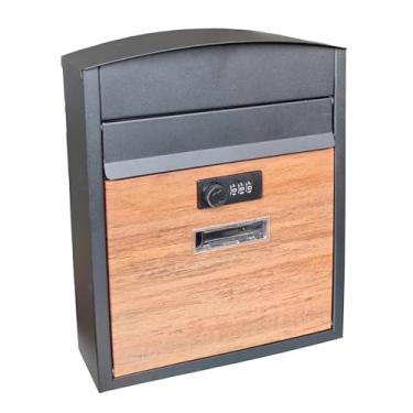 Imagem de WeiLaiKeQi Porta-jornais para caixa de correio, trava de segurança com senha, decoração para presentes, acessórios para caixa de correio, porta de entrada de