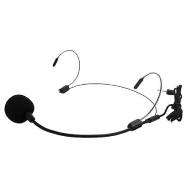 Imagem de menolana Fone de ouvido com gancho duplo, microfone, baixo, atraso profissional, confortável para gravações em estúdio, plugue ergonômico de 3,5 mm, Preto