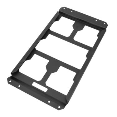 Imagem de Asixxsix Placa de montagem compatível com caixa de ferramentas Packout, base de montagem de aço resistente de 100 libras, caixa de ferramentas de armazenamento na parede ou no chão