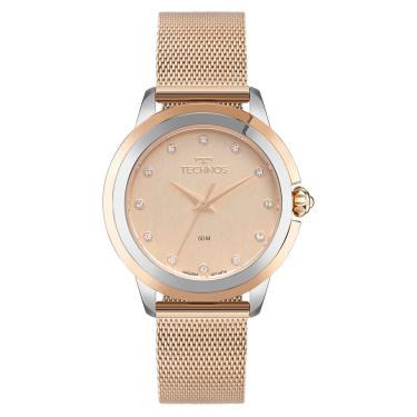 Imagem de Relógio TECHNOS feminino analógico rosê prata 2036MTQ/1J