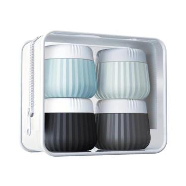 Imagem de Recipiente De Viagem Para Produtos De Higiene Pessoal Em Silicone Apro