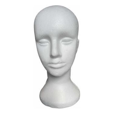 Imagem de Cabeça De Manequim Isopor Feminino Cherey - Peruca, Prótese