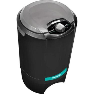 Imagem de Centrifuga de Roupas Giromax 15 Kg Preta Suggar 127v, Preto, 110V