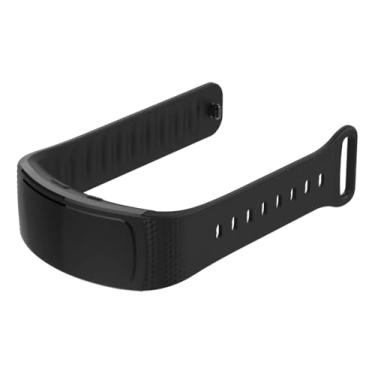 Imagem de Pulseira de silicone Marca 123Smart Compatível com Gear Fit2 SM-R360 (preto)