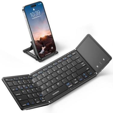 Imagem de Teclado Bluetooth dobrável Samsers de tamanho completo com touchpad