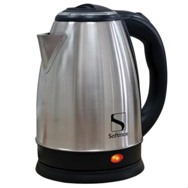 Imagem de Chaleira Bule Elétrica Térmica 1,8L SOFTINOX – Jarra em Aço Inox 127V, Portátil, Chaleira com Desligamento Automático, Alça Isotérmica, Bico com Peneira e Tampa Abre Fácil