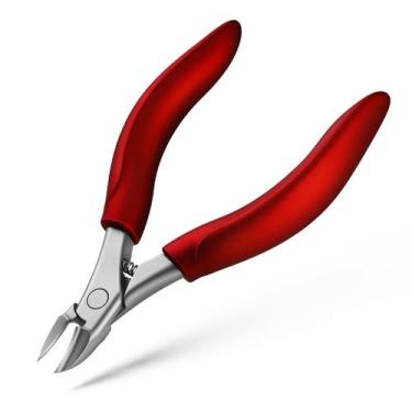 Imagem de Cortador de unhas BEZOX para unhas grossas para idosos, vermelho