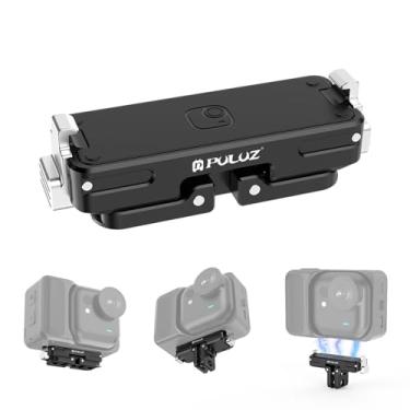 Imagem de PULUZ Suporte para câmera Insta 360 GO Ultra, suporte magnético de liberação rápida para Insta360 GO Ultra Stand Base Suporte adaptador acessórios de câmera de ação