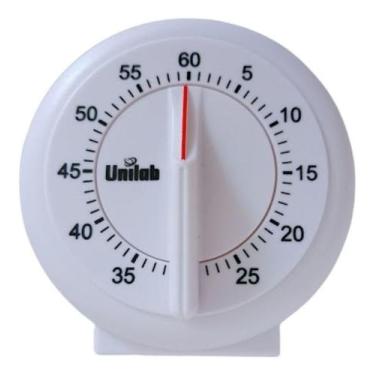 Imagem de Despertador Analógico 0-60 Min. Controle De Rampas Cerveja - Unilab