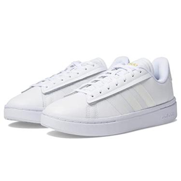 Imagem de adidas Grand Court Alpha Tênis masculino, Branco/Ouro metálico, 6