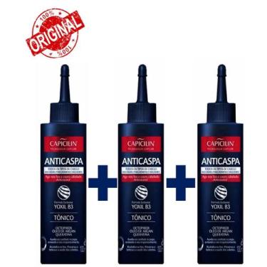 Imagem de Kit c/3 tônicos capicilin anticaspa 100ml