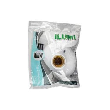 Imagem de Plafon 100w 250v~ br c/ recept importado econ - ILUMI