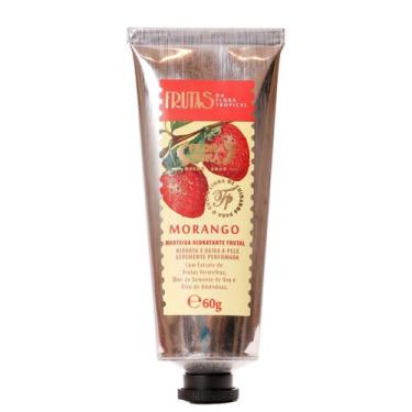 Imagem de Manteiga hidratante de morango 60g nova - Flora pura