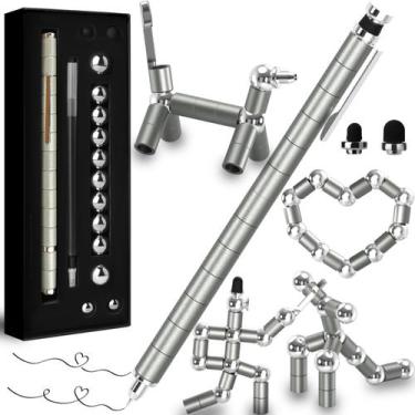 Imagem de Caneta de gel Fidget Yoyatoo Grey Creative Puzzle 13+ para adolescente