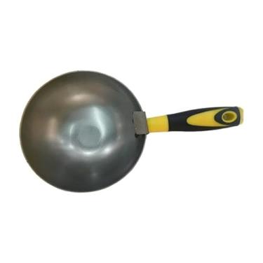 Imagem de Dualoai Balde de Cimento, Pá, Tigela de Pedreiro, Betoneira de aço Carbono, Colher de água, Pá para Reforma de Casa, Gesseiro, Alça PP, Tamanho real