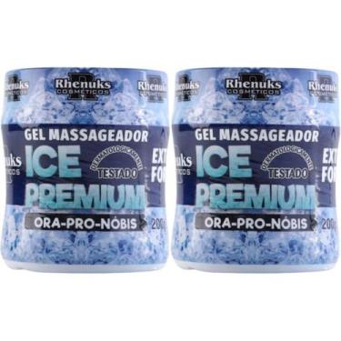 Imagem de Kit 2 Gel Massageador Ice Premium Extra Forte Ora-Pro-Nóbis - Rhenuks