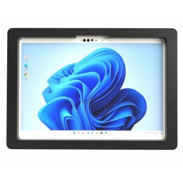 Imagem de TABcare Capa VESA de acrílico antifurto de segurança para tablet Dell Latitude 7320 destacável com kit de montagem na parede (preto, Latitude 7320 destacável)