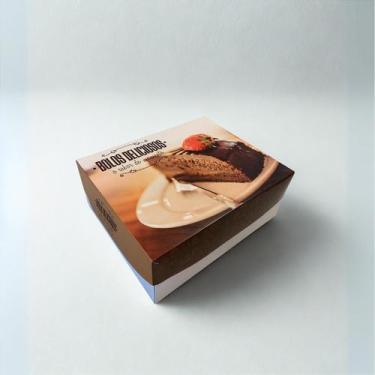 Imagem de Caixa para Bolo 20x15x12 cm - 10 Unidades de Embalagem Prática - no-br