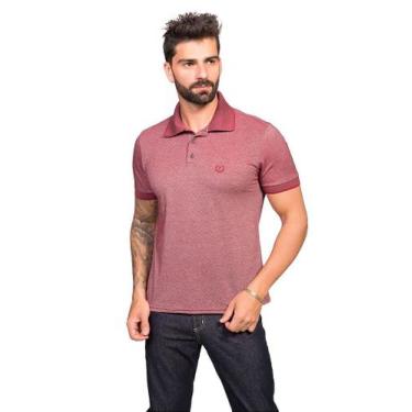 Imagem de Camisa Pólo Masculina Tony Menswear Piquet Dark Azul - 66% Poliéster, 